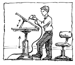 Anthropometrically illustration